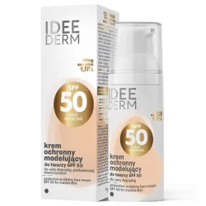 Idee Derm, cremă de față modelatoare, SPF 50, 50 ml