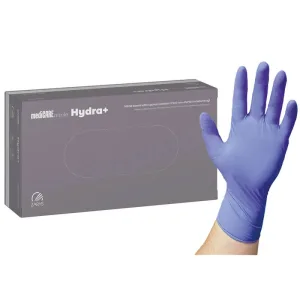 MediCare Nitrile Hydra+, mănuși din nitril, nesterile, fără pudră, albastre, mărimea S, 100 bucăți