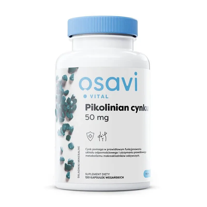 Osavi Vital Zinc Picolinat 50 mg, 120 capsule vegane — preț și oferte