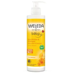 Weleda Calendula, șampon pentru copii și spălare corporală cu calendula, 400 ml