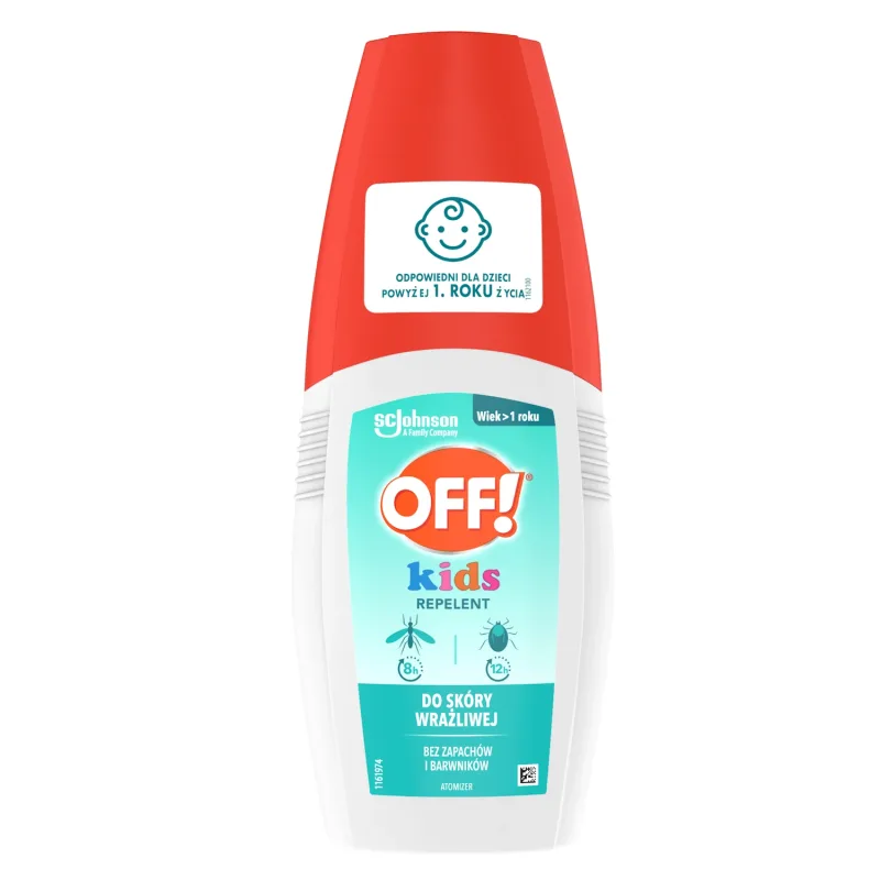 OFF! Kids, pulverizator repelent de țânțari și căpușe, pentru copii, de la 1 an, 100 ml — preț și oferte
