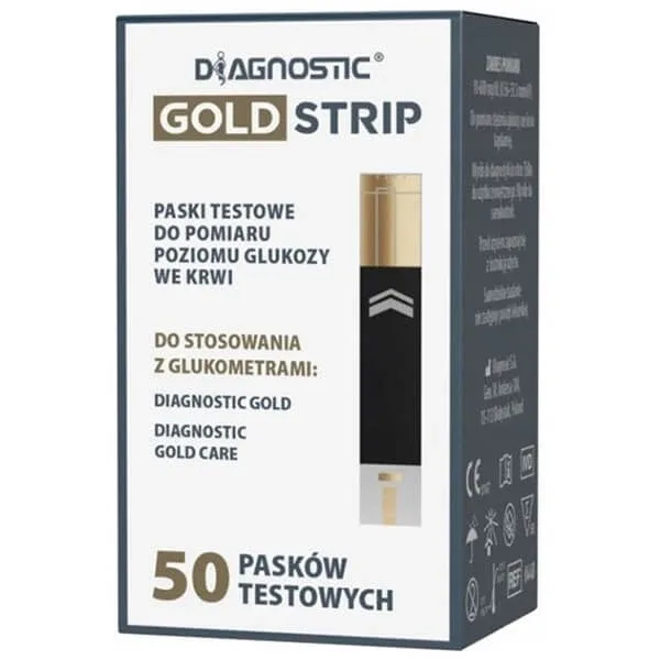 Diagnostic Gold Strip, benzi de testare, 50 unități — preț și oferte
