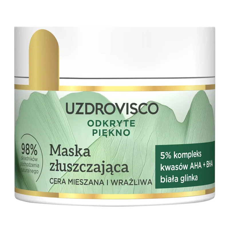 Uzdrovisco Discovered Beauty, mască exfoliantă, piele mixtă și sensibilă, 40 ml — preț și oferte