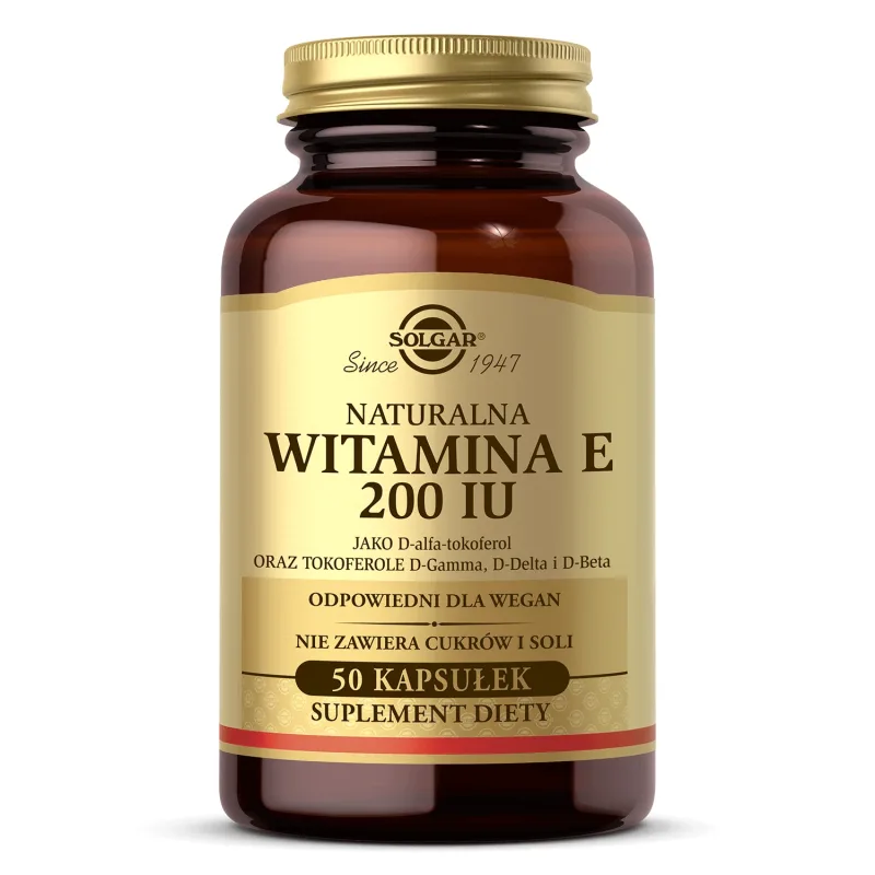 Solgar Vitamina E naturală 200 UI, 50 capsule — preț și oferte