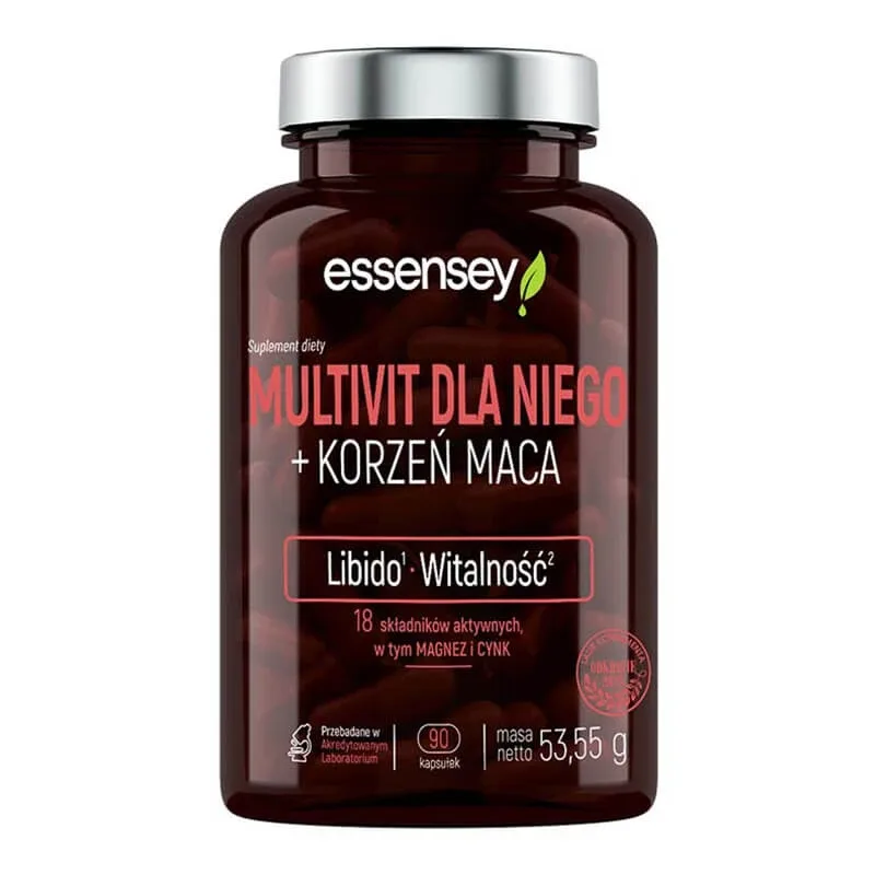 Essensey Multivit pentru el + rădăcină de maca, 90 capsule — preț și oferte