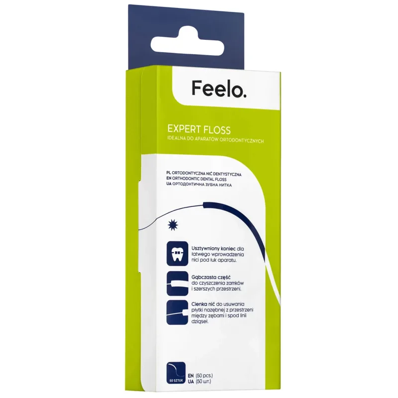 Feelo Expert Floss, ață ortodontică, 50 secțiuni — preț și oferte
