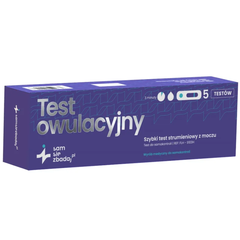 Examinează-te Test de ovulație, test rapid de urină, streaming, 5 bucăți — preț și oferte