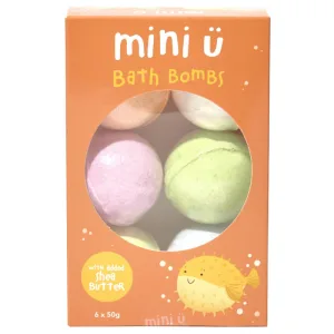 Mini U, bile de baie efervescente, 6 x 50 g