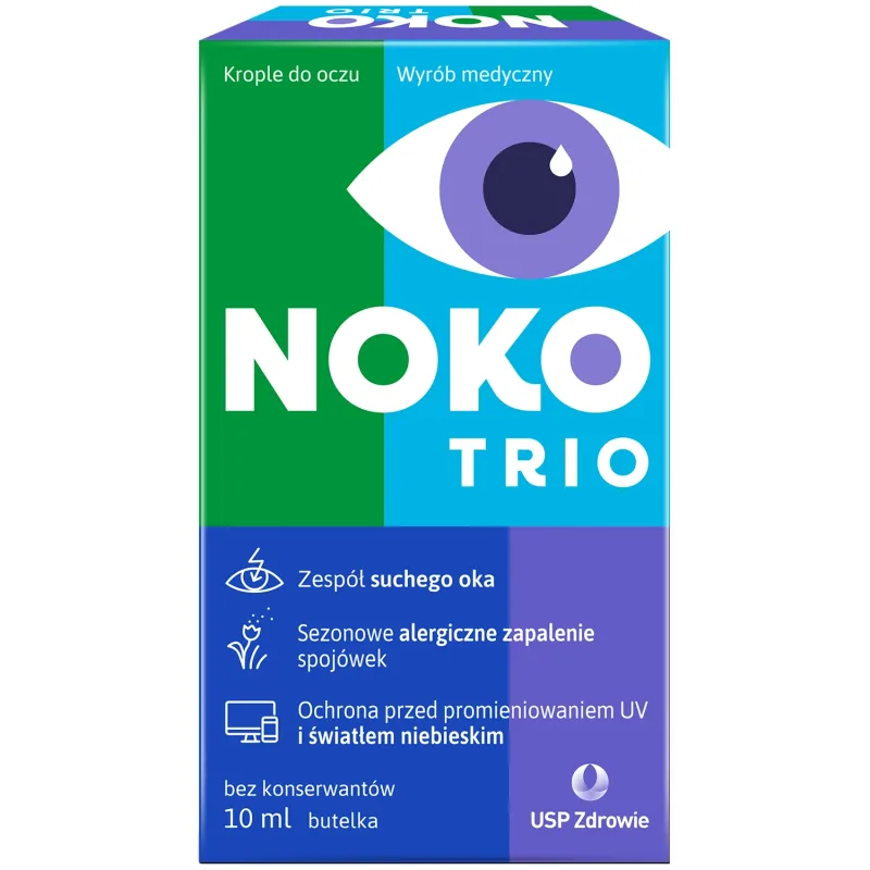 Noko Trio, picături pentru ochi, 10 ml USP — preț și oferte