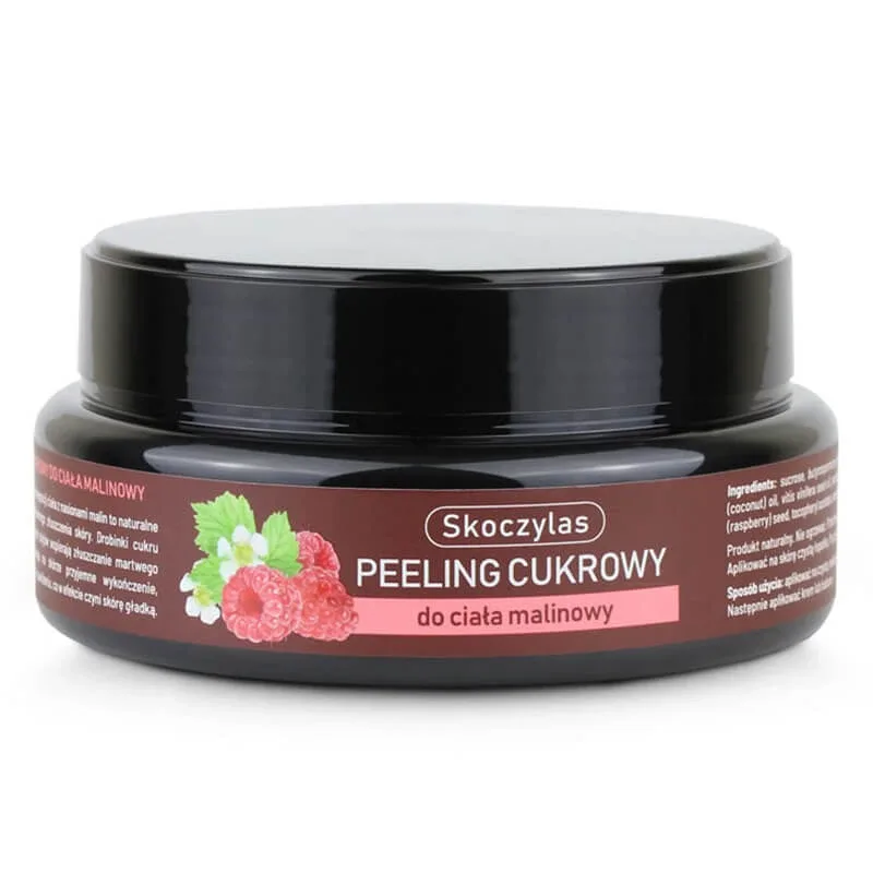 Skoczylas, scrub cu zahăr pentru corp, zmeură, 200 ml — preț și oferte