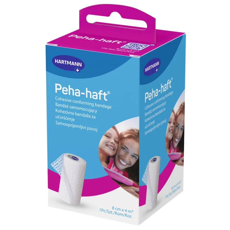 Peha-haft, autoadeziv, bandaj elastic, 8 cm x 4 m, 1 buc HARTMANN — preț și oferte