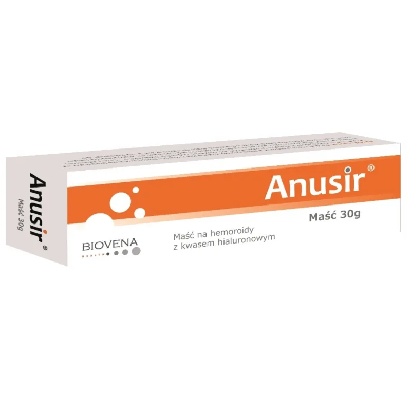 Anusir, unguent calmant și hidratant pentru zona anală, 30 g BioVena — preț și oferte