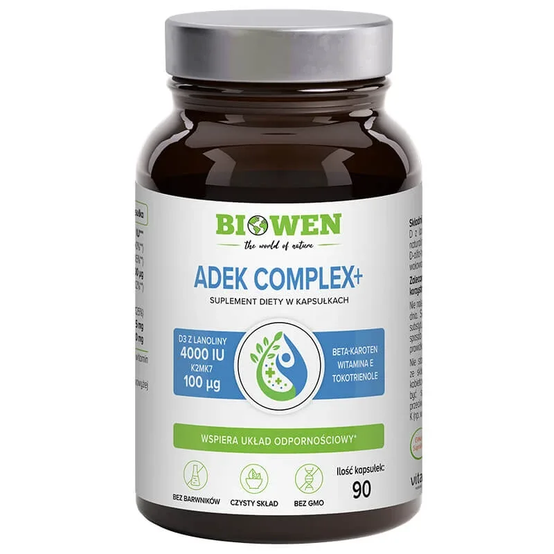 Biowen Vitamine ADEK Complex+, 90 capsule — preț și oferte