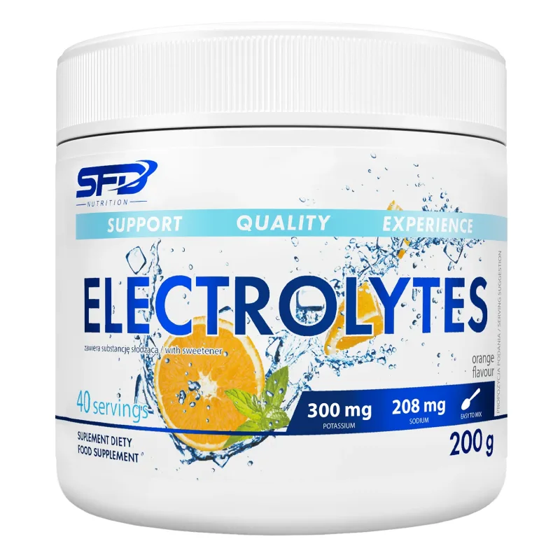 SFD Electroliți, pulbere, aromă de portocale, 200 g — preț și oferte