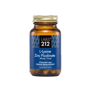Labs212 L-Lizină Zinc Picolinat, lizină + zinc, 45 capsule
