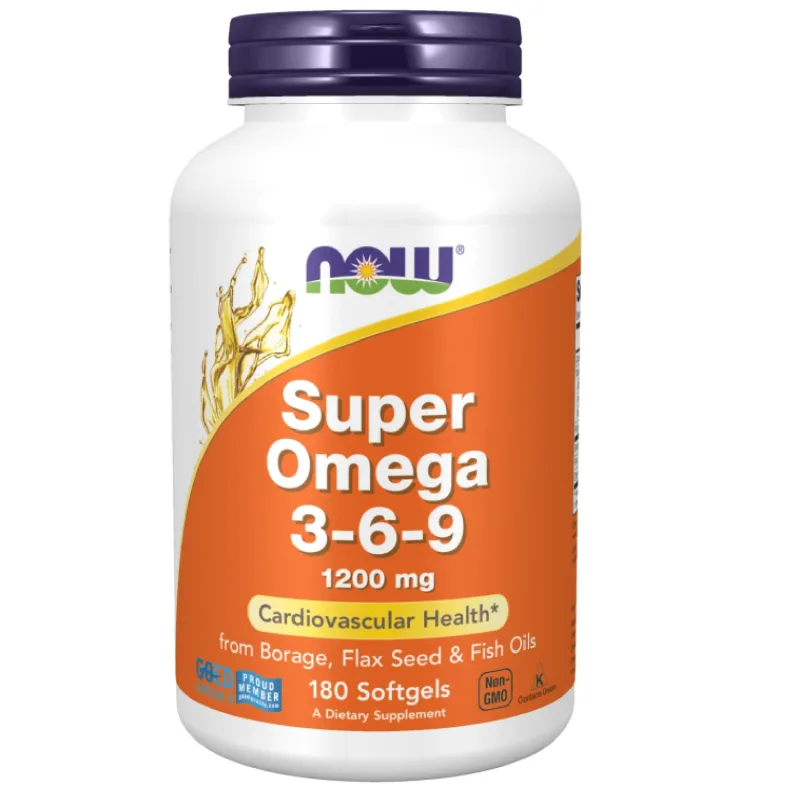Now Foods Super Omega 3-6-9 1200 mg, 180 capsule — preț și oferte