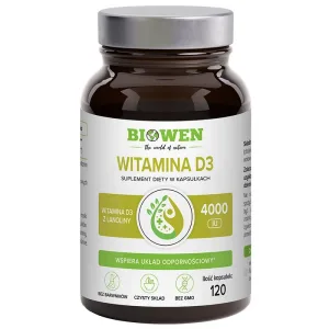 Biowen Vitamina D3, 120 capsule