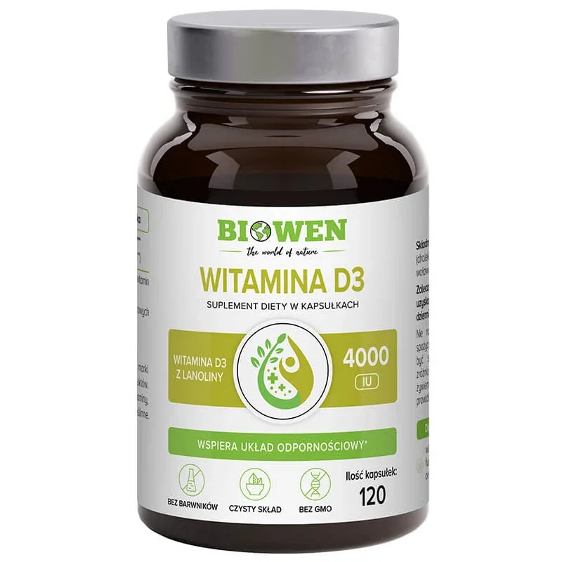 Biowen Vitamina D3, 120 capsule — preț și oferte