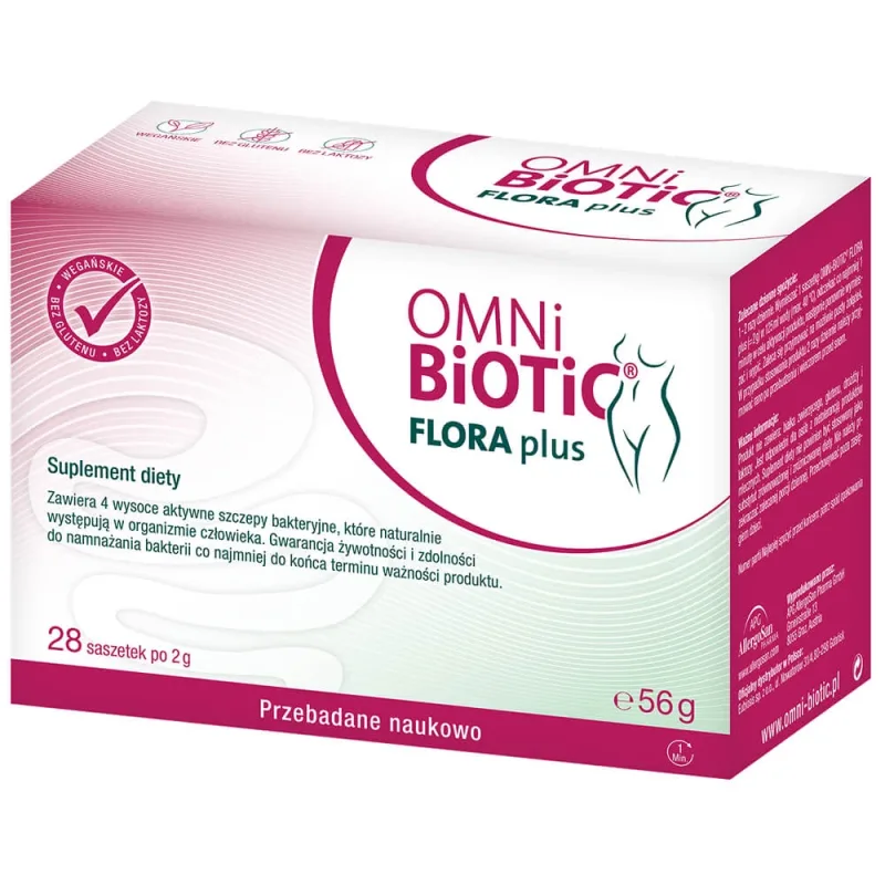 OmniBiotic Flora Plus, pulbere, 2 g x 28 pliculețe Institut AllergoSan — preț și oferte
