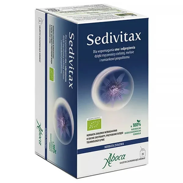 Sedivitax, ceai de plante, 20 pliculețe ABOCA — preț și oferte