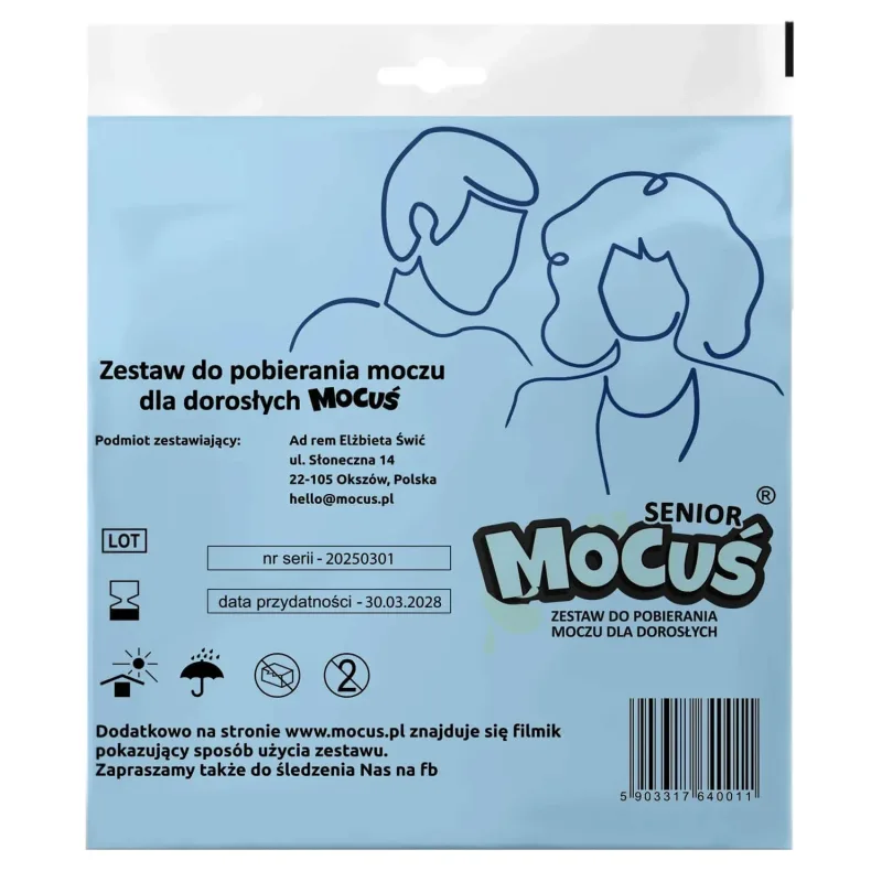 Mocuś Senior, set de colectare a probelor de urină pentru adulți, 1 buc — preț și oferte