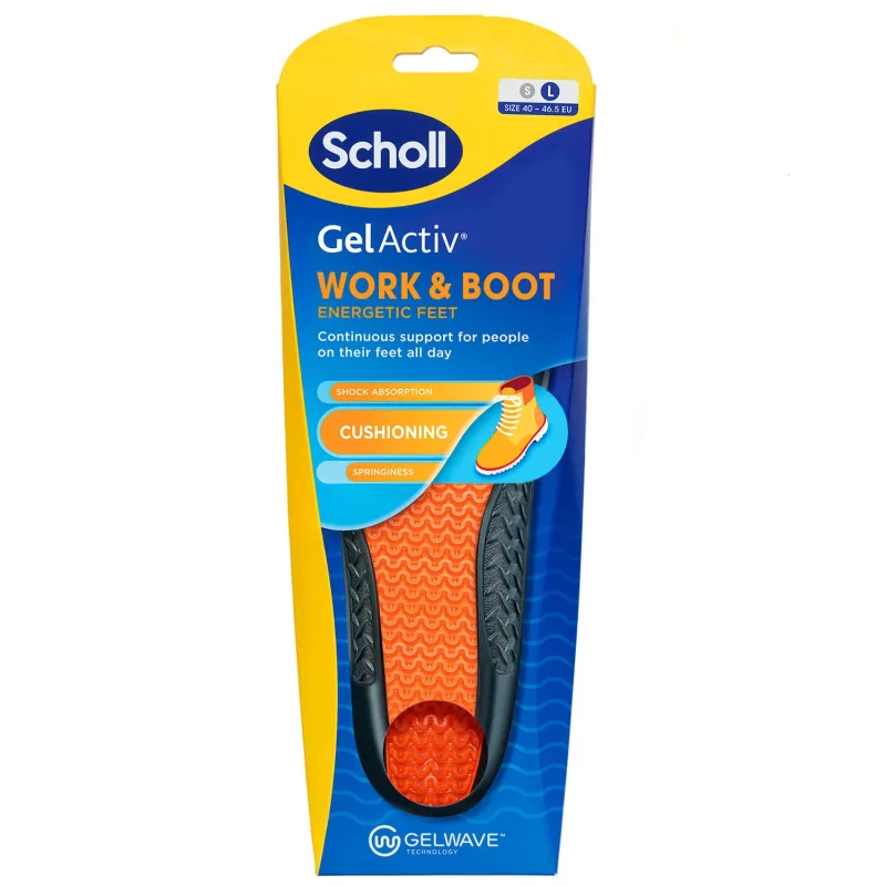 Scholl GelActiv, tălpi de încălțăminte, pentru lucru, mărimea L 40-46.5, 2 bucăți — preț și oferte