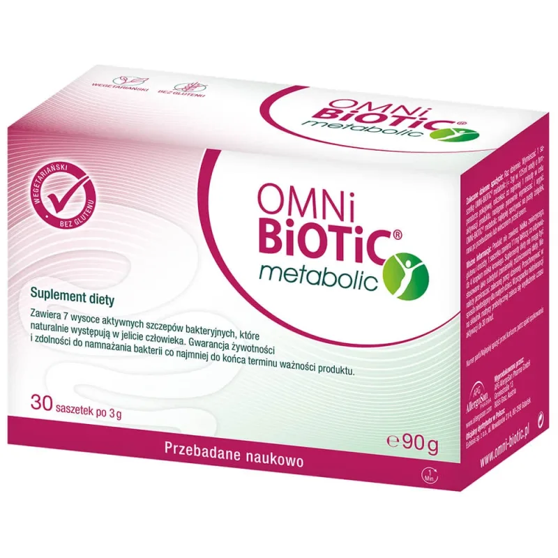 OmniBiotic Metabolic, pulbere, 3 g x 30 pliculețe Institut AllergoSan — preț și oferte