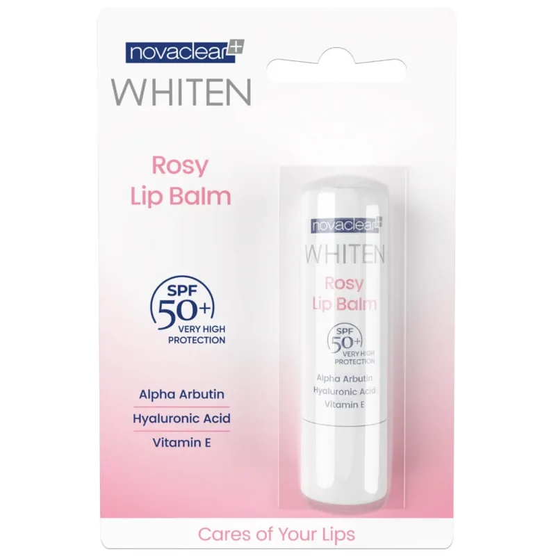 Novaclear Whiten Rosy Lip Balm, ruj, SPF 50+, 4.9 g — preț și oferte