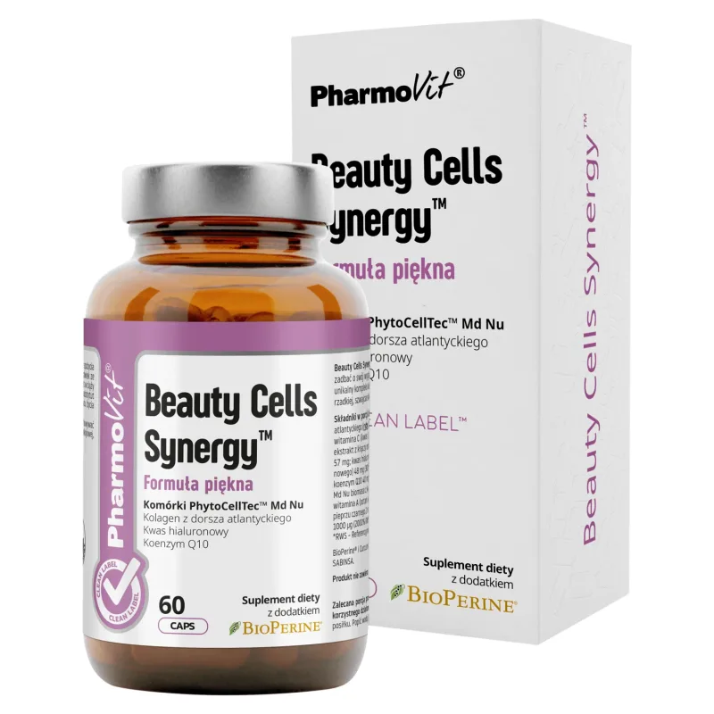 PharmoVit Beauty Cells Synergy Beauty Formula, 60 capsule — preț și oferte
