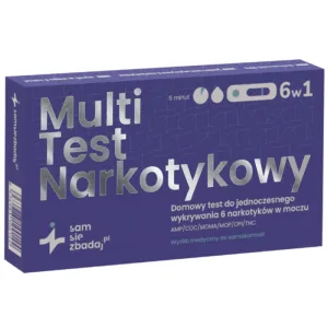 Examinează-te Multi Drug Test 6in1, test la domiciliu pentru detectarea a 6 medicamente în urină, 1 buc