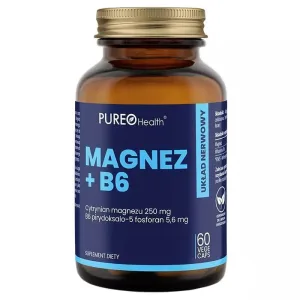 Pureo Health Magneziu+B6, 60 capsule