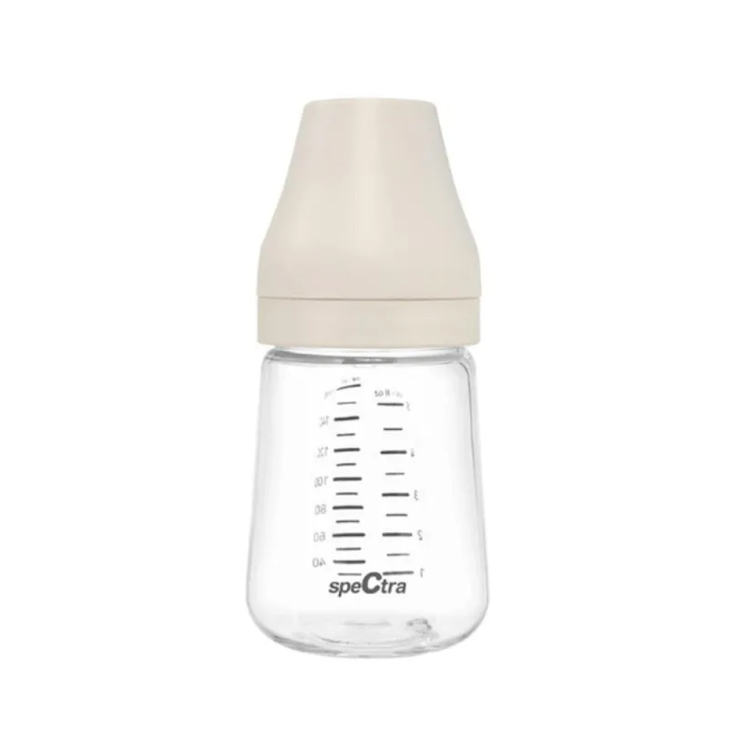 Biberon PA anticolici premium cu tetina S, Crem, 160 ml, Spectra — preț și oferte