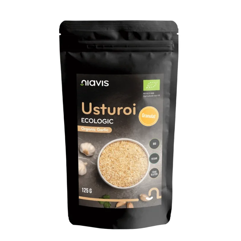 Usturoi Bio Granulat, 125 g, Niavis — preț și oferte