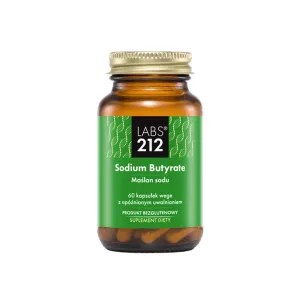 Labs212 Butirat de sodiu, butirat de sodiu, 60 capsule