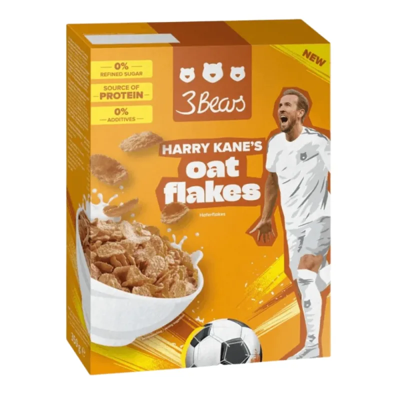 Fulgi de ovaz Harry Kane, 350 g, 3Bears — preț și oferte