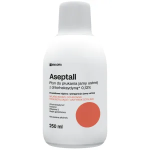 Aseptall, apă de gură cu clorhexidină 0,12%, 250 ml