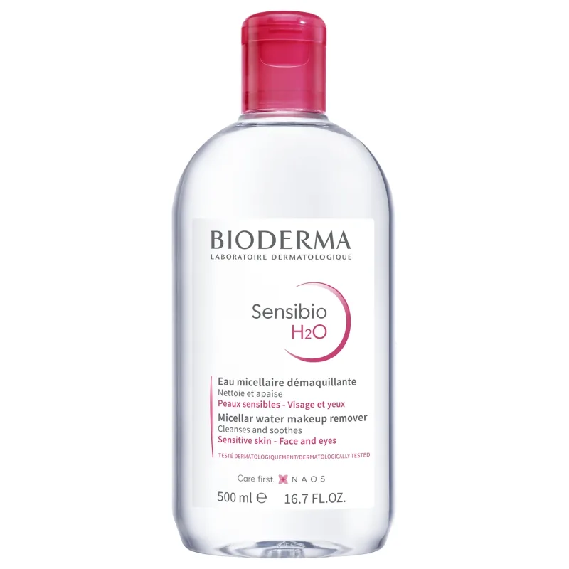 Bioderma Sensibio H2O, apă micelară, piele sensibilă, 500 ml — preț și oferte