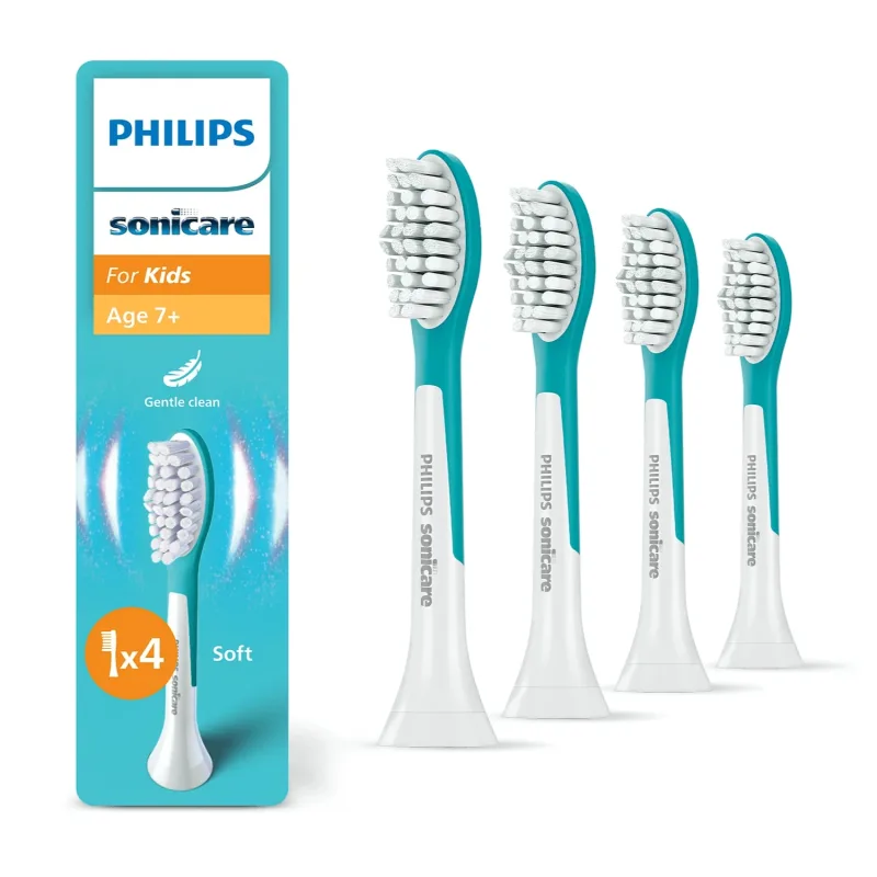 Rezerve pentru periuta de dinti Sonicare Kids, 7 ani+, HX6044/90, 4 bucati, Philips — preț și oferte
