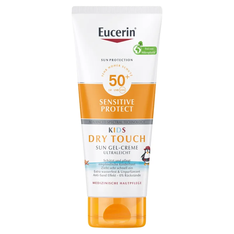 Eucerin Sun Protection Sensitive Protect gel-cremă pentru copii, SPF 50+, 200 ml — preț și oferte