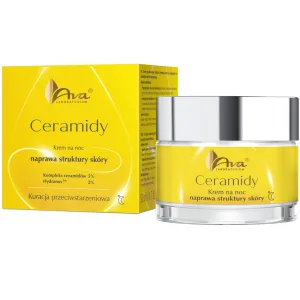 Ava Ceramides, cremă pentru repararea texturii pielii, cremă de noapte, 50 ml