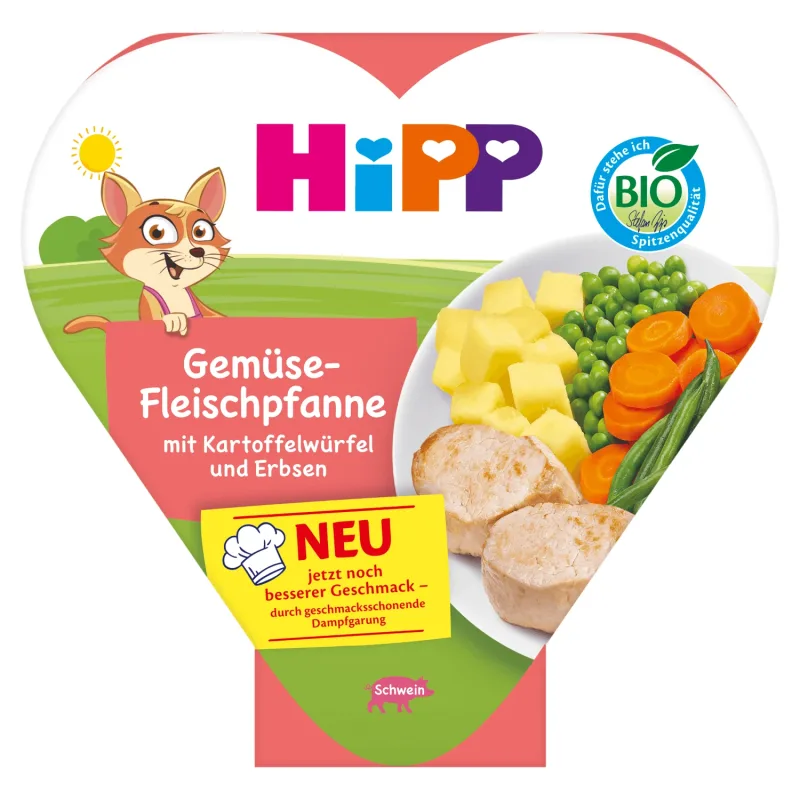 HiPP Bio mâncare, legume cu cartofi și carne de porc fragedă, după 1 an, 250 g — preț și oferte