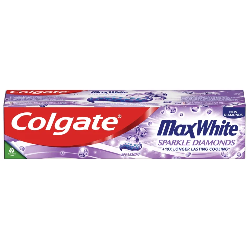 Pasta de dinți Colgate Max White Sparkle Diamonds, 75 ml — preț și oferte