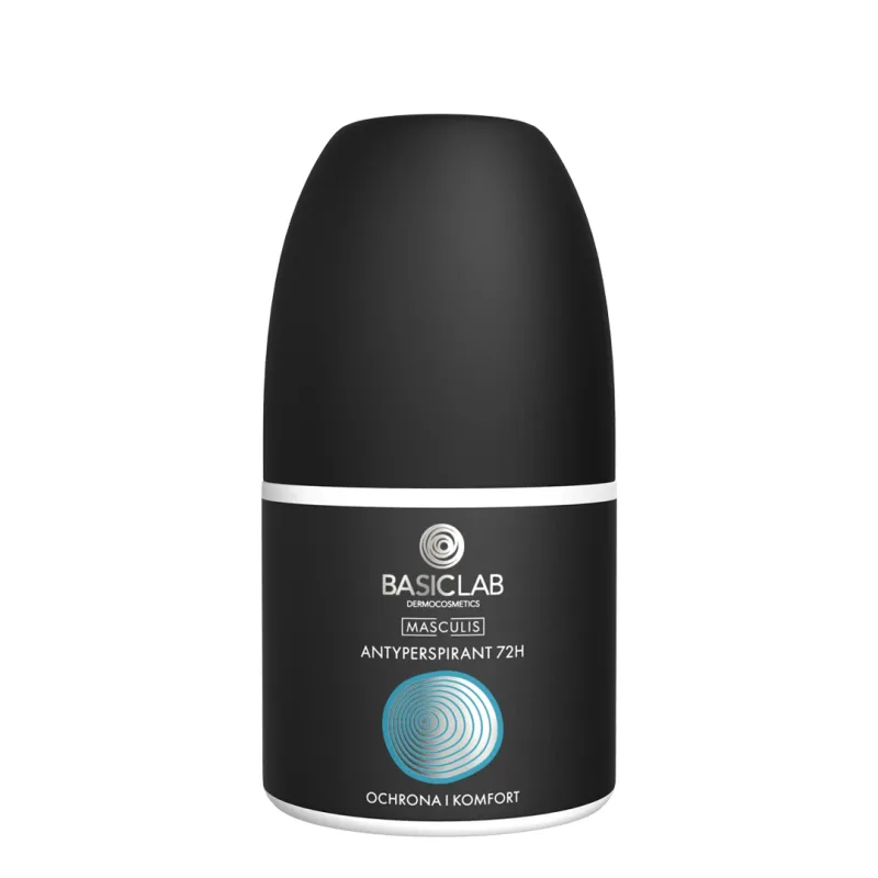 BasicLab Masculis, antiperspirant 72h, protecție și confort, 60 ml — preț și oferte