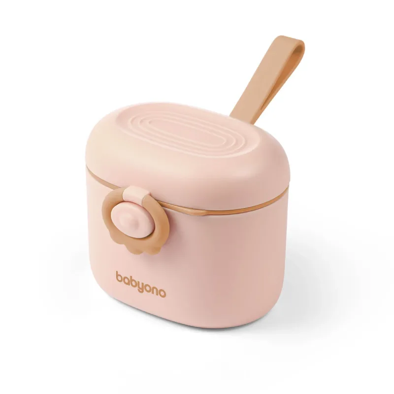 Dozator portabil pentru lapte praf si hrana, Bej, 1 bucata, Babyono — preț și oferte