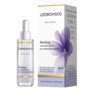 Uzdrovisco Balance, scrub normalizator pentru imperfecțiuni, 30 ml