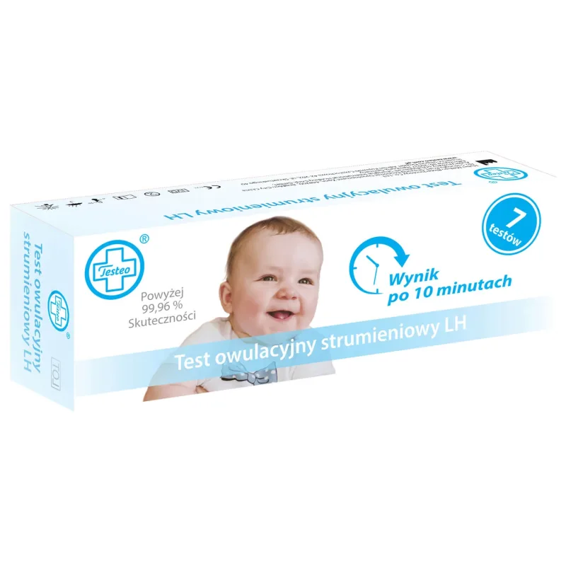 Testeo, test de ovulație, flux LH, 7 bucăți — preț și oferte