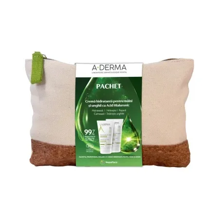 Pachet crema pentru maini si unghii, 2x50 ml, A-Derma — preț și oferte