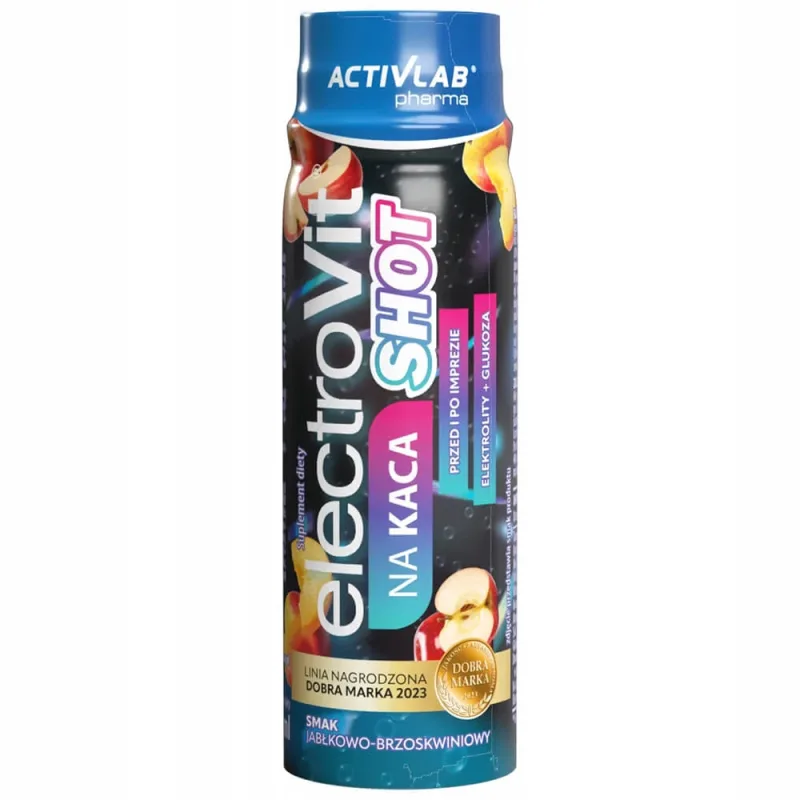 ActivLab Pharma ElectroVit Na Hangover Shot, aromă de mere-piersici, 80 ml — preț și oferte