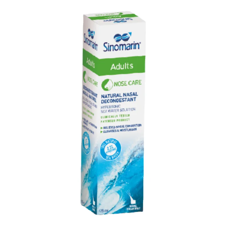 Spray decongestionant nazal hipertonic Adults, 125 ml, Sinomarin — preț și oferte
