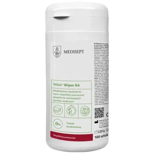 Medisept Velox Wipes NA, șervețele fără alcool pentru curățarea și dezinfectarea suprafețelor, 100 bucăți